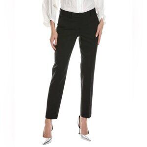THEORY Testra 2B Stretch Wool Black Pants Size 8